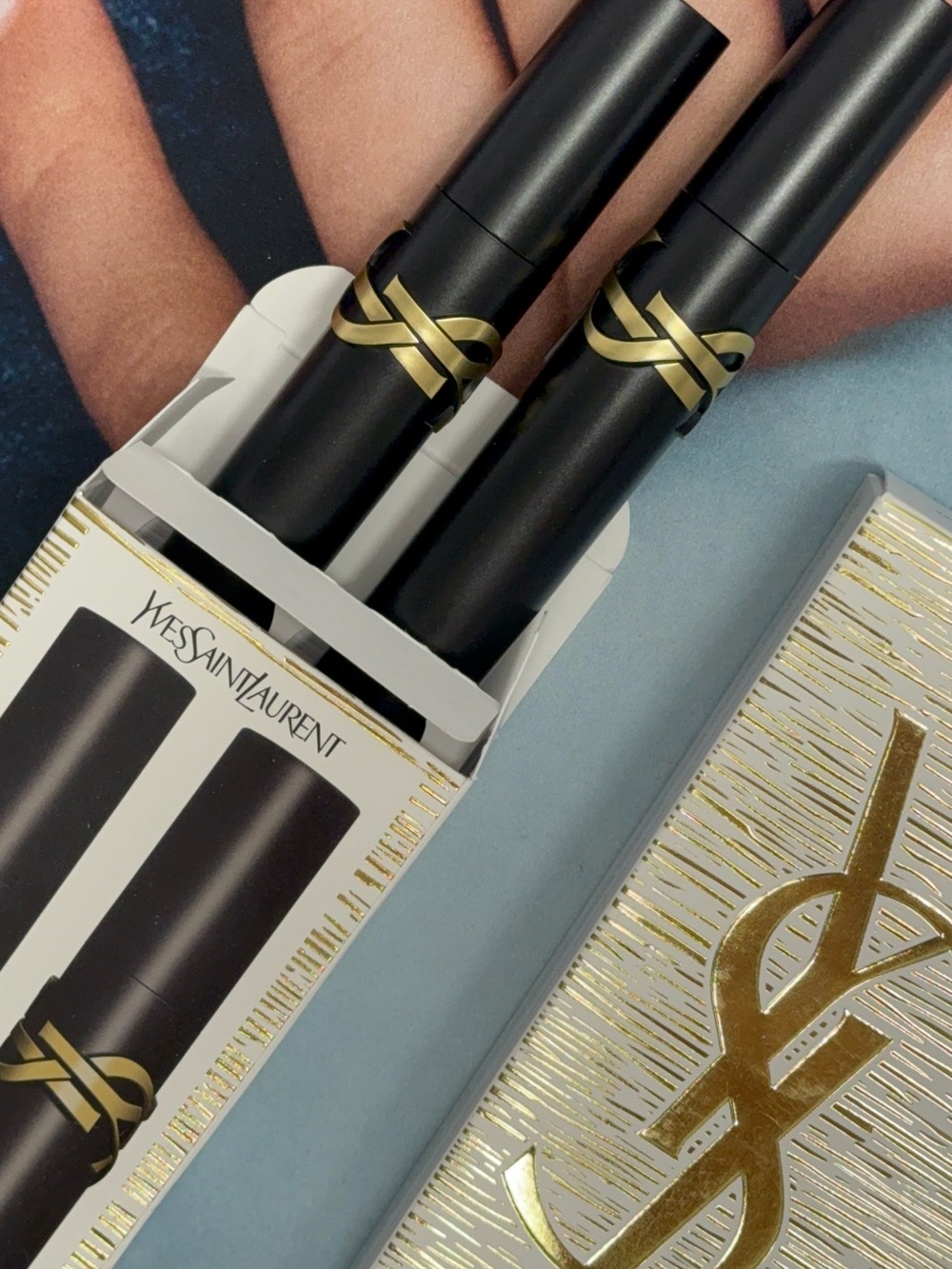 (new+box) Yves Saint Laurent set of (2) Black Mascara Set new in box - Picture 6 of 6